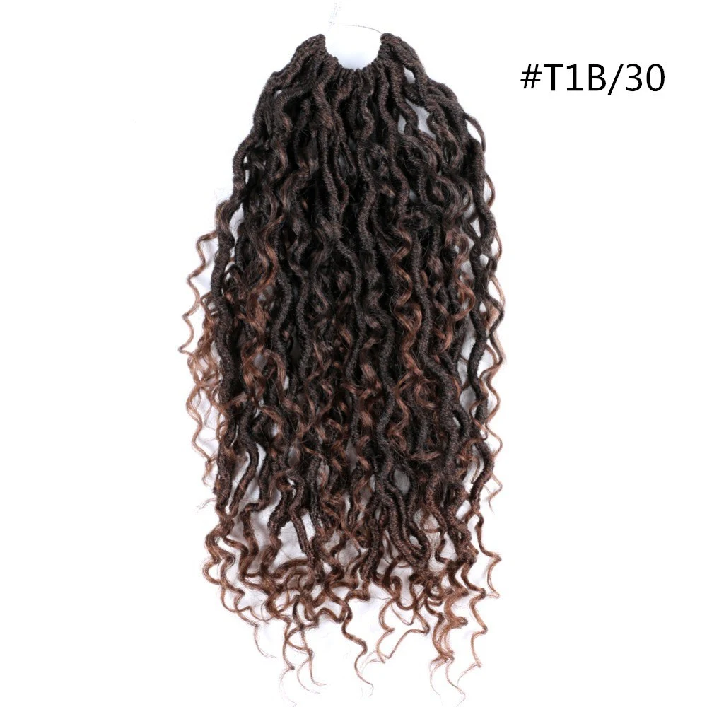 Cabelo de crochê com tranças sujas de fibra química, fácil de instalar, visual natural e moderno, penteados versáteis e estilosos. — foto 1