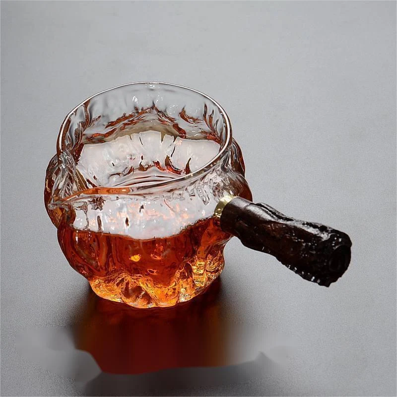 Title 1, Glass Sided Thickened Tea Dispenser with Cup. S...