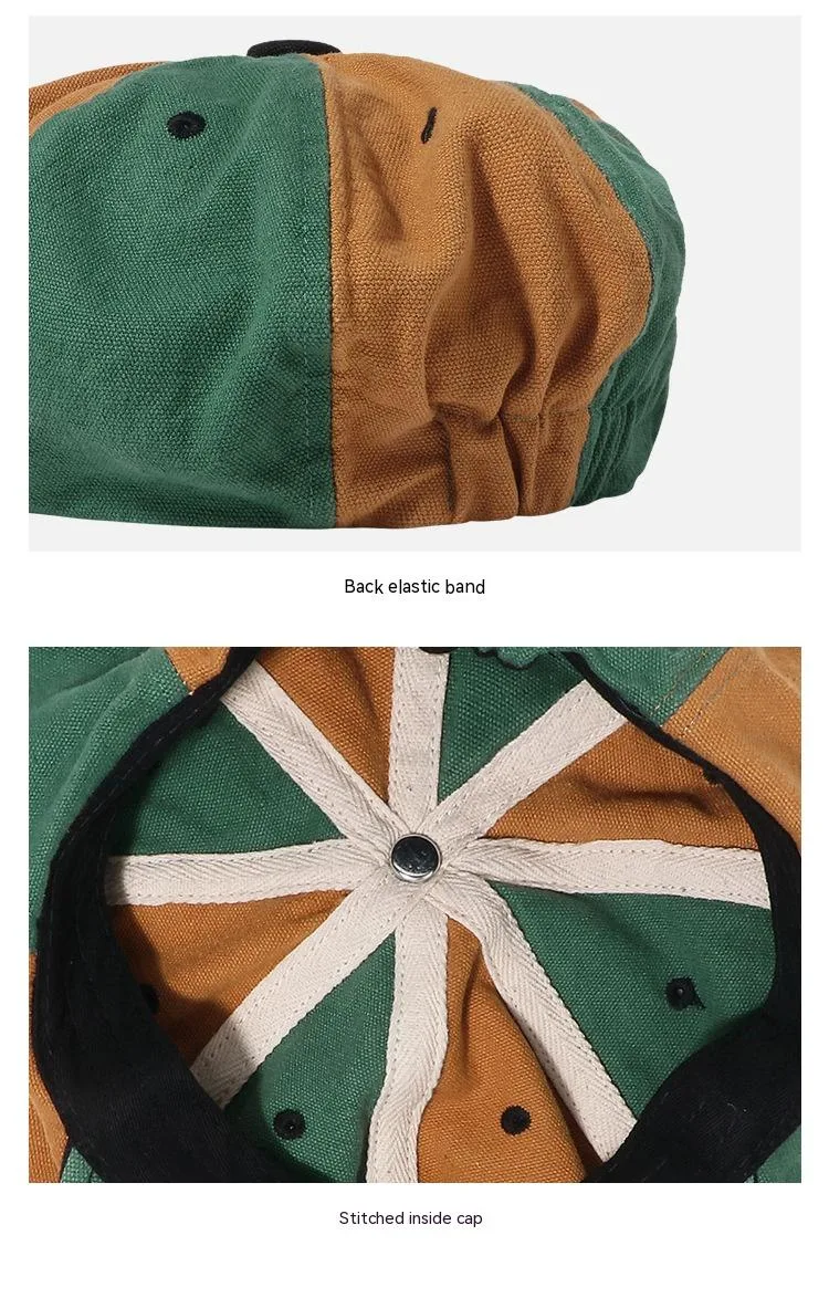 Title 4, Color Matching Tension Adjustment Beret Soft Br...