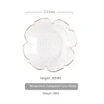 L Disk Transparent Golden Edge