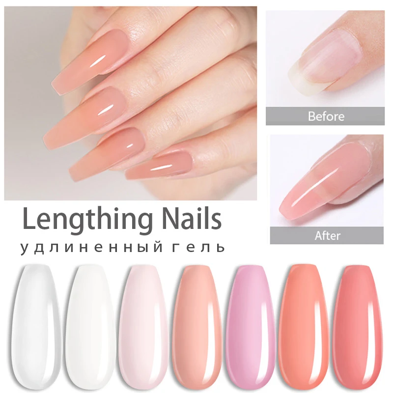 Title 11, 15ml Nail Extension Gel Kit Soak Off UV Acrylic...