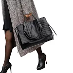 Bolso de mano casual coreano versátil y de gran capacidad. El bolso de hombro de tendencia, perfecto para llevar todo con estilo y personalidad. — foto 1