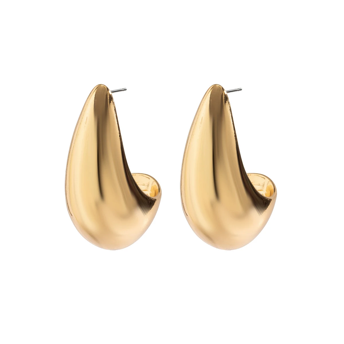 Pendientes Punk Vintage Gota Lágrima Coma Accesorios únicos para mujer. Estilo atrevido, diseño llamativo. Perfectos para un look audaz y original. — foto 2