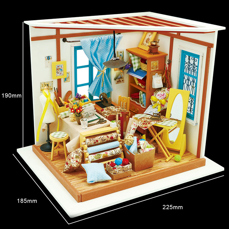 Title 7, Robotime DIY Wooden Miniature Dollhouse 1 24 Ha...