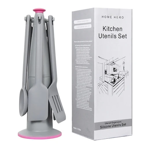 Title 1, 6-Piece Silicone Kitchenware Set Korean Silicon...