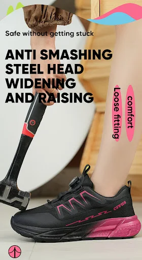 Title 8, Womens Labor Protection Shoes Steel Toe Cap An...