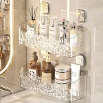 Punch-free Toilet Rack Bathroom Hanging Basket Wall Mount Space Saving Easy Install Great for Shampoo and Accessories Ba — photo 8
