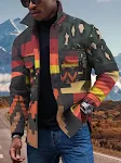Novo Casaco com Estampa Digital 3D de Botão com Mudança Gradual de Cor, Cardigã Colorido, Adicione Estilo e Cores Vibrantes ao Seu Guarda-Roupa Diariamente. — foto 3