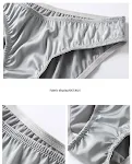 Solid Color Thin Silk Breathable Briefs for Men, offering lightweight comfort and breathability for everyday wear, feel — photo 26