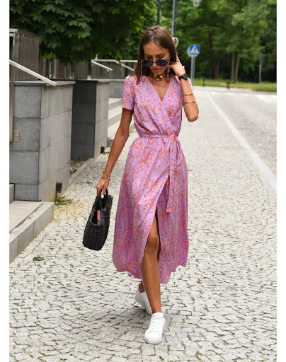 Title 8, New Womens Printed Short Sleeve Dress