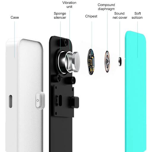 Title 3, Fone de ouvido Bluetooth de condução óssea para...