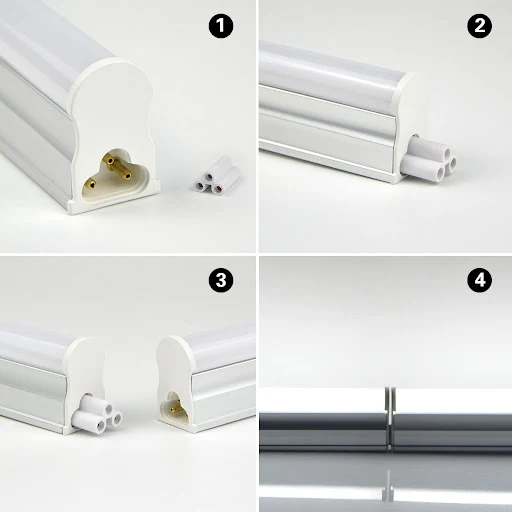 Title 7, Lightweight aluminum plastic LED tube for effic...