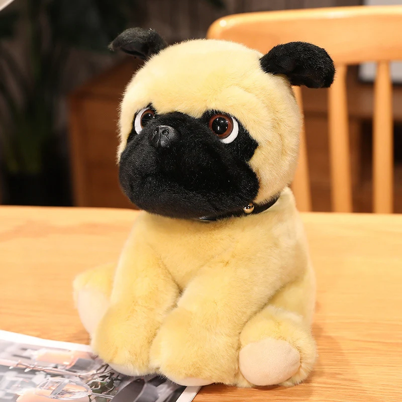 Giocattoli di peluche a forma di cane, semplici e alla moda. Simulazione di animale, morbidi e adorabili, ideali per bambini e amanti degli animali. — foto 3