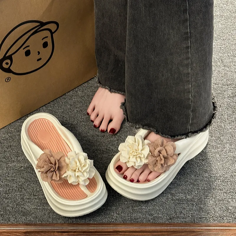 Title 2, Womens Fashion Personality Platform Flip Flops...