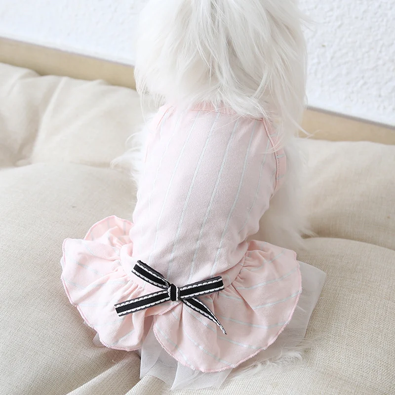 Title 11, Striped Pet Dress for dogs and cats, combining ...