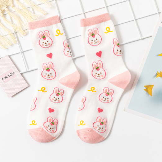 Title 5, Gummy Bear Series katoenen sokken dames, preppy...