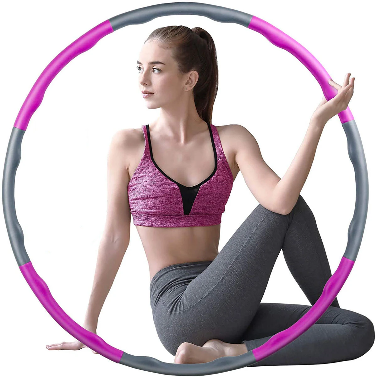 Anel Fitness Destacável para Assistência de Exercícios Fortaleça seu corpo e melhore a forma física. Treino em casa prático e eficiente para todos. — foto 1