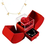 Gold Necklace With Gift Box