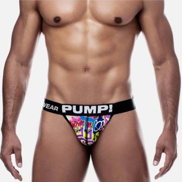Slip Sportivi Graffiti da Uomo Giovani Traspiranti Sexy Intimo alla Moda Comfort e Stile per Allenamenti e Tempo Libero — foto 3