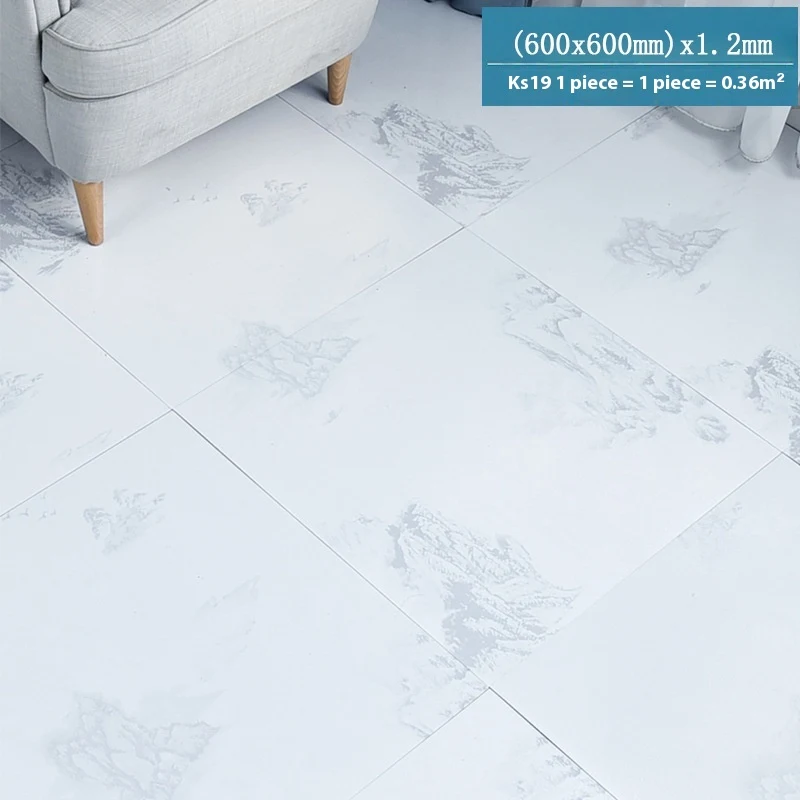 Waterproof Self-adhesive Floor Stickers PVC Vinyl Marble Thickening Easy Application Durable Floor Covering Water Resist — photo 27