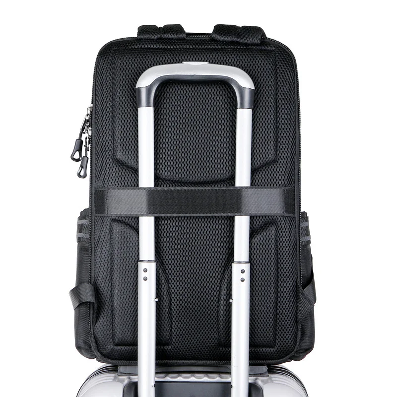 Mochila Simples de Negócios Multifuncional e Fashion para Estudantes. Leve tudo com estilo, perfeita para o dia a dia. — foto 4
