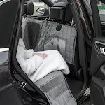 Alfombrilla para mascotas para coche trasero, dividida y desmontable, estilo sentado. Protege y facilita viajes seguros y cómodos con tu perro. — foto 4