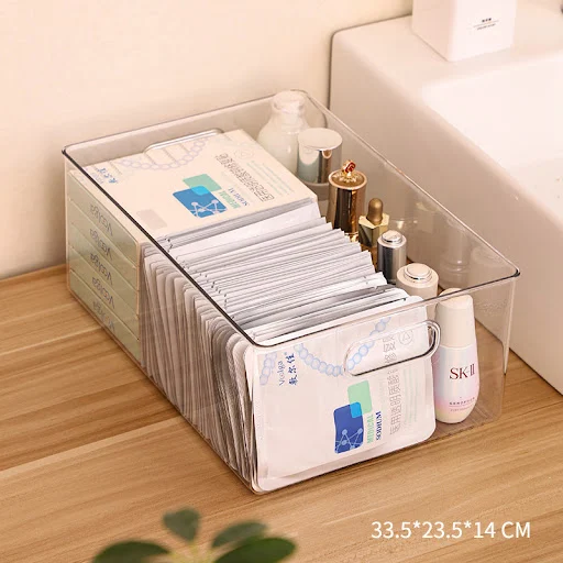 Title 1, Desk Drawer Mask Storage Box Toilet Cosmetic Ac...