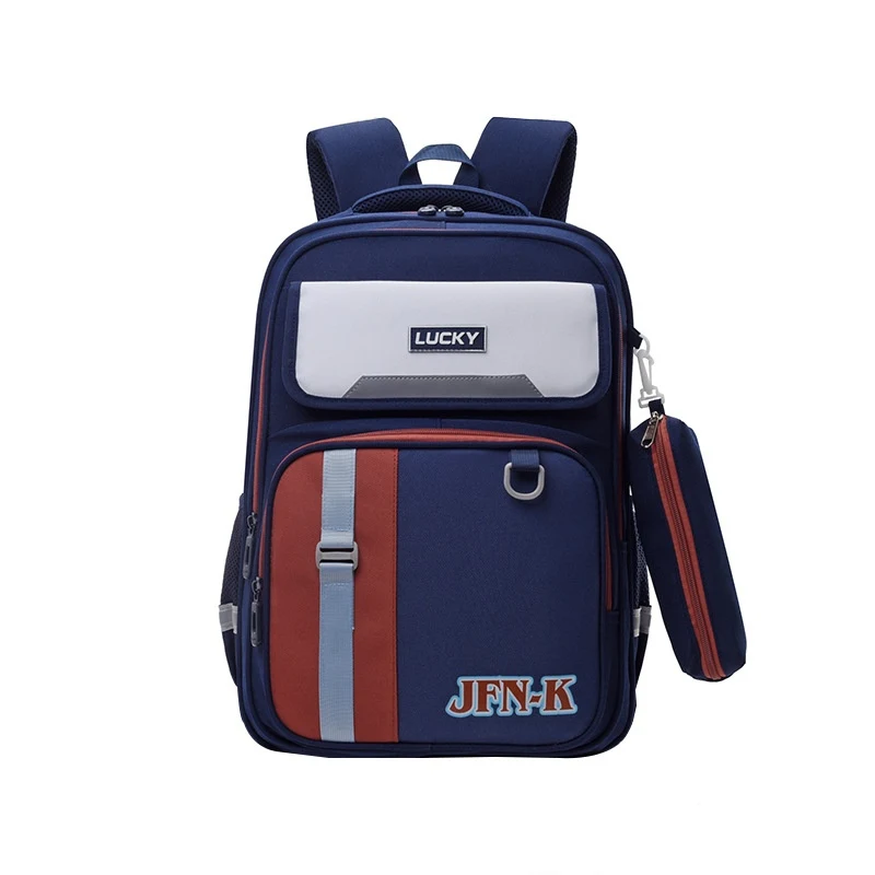 Mochila Escolar Trolley para Estudiantes de Primaria Grados 1-6 Resistente al Agua y Desgaste, Simple y Protectora de la Espalda, ¡de Moda! — foto 4