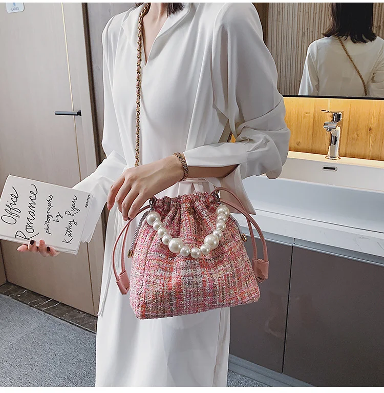 Title 4, Pearl chain bag for women Elegant and sophistic...