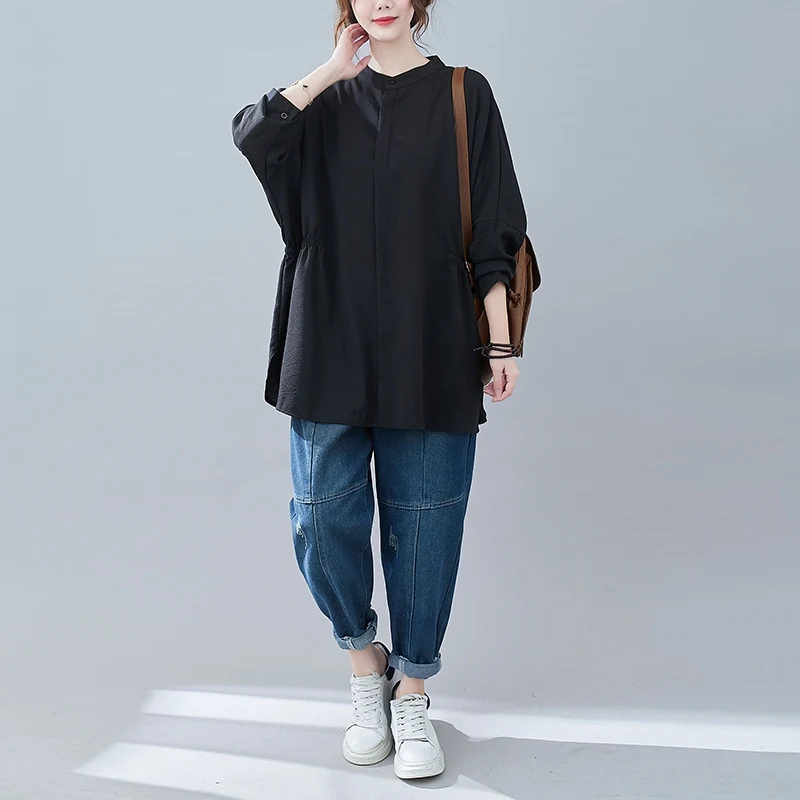 Title 2, Loose Slimming Blouse For Fat Women Plus Size W...