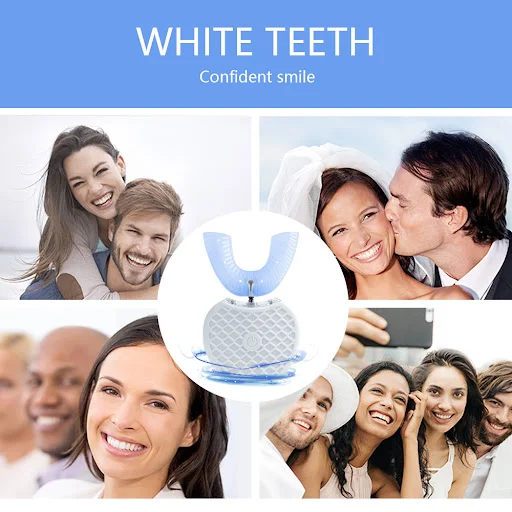 Title 5, U-shaped lazy ultrasonic electric toothbrush fo...