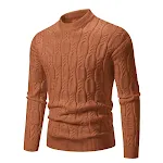 Suéter Casual Redondo Masculino Quente Moda Confortável e Elegante Perfeito para o Inverno e Uso Diário Look Moderno e Versátil — foto 5