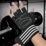 Ribbon Compression Wristband Sports Non-slip Half-finger Gloves for enhanced grip, support, and comfort during workouts — photo 7