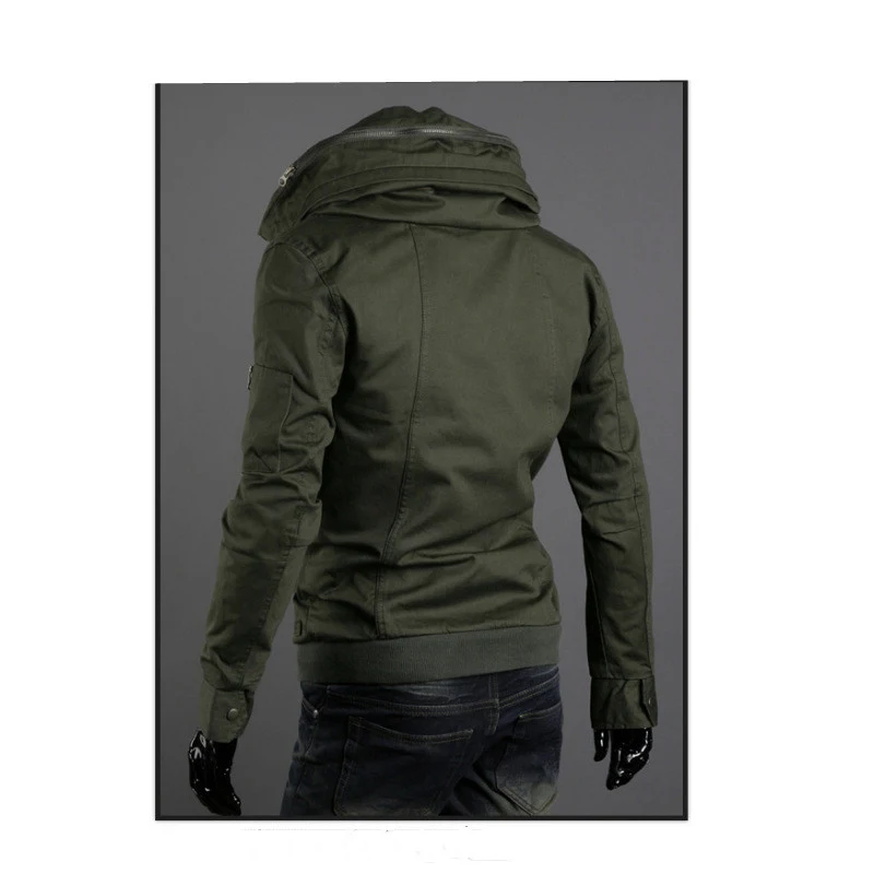 Men's solid color tooling jacket, an all-match essential. Durable, versatile, and perfect for everyday wear, offering st — photo 2