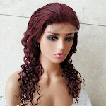 Brazilian Reality Pruik Bordeaux 4x4 Lace Headgear Loose Wave Gemakkelijk te Dragen Natuurlijke Look — foto 5