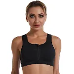 Sutiã esportivo com zíper frontal e sem aro de aço, oferecendo suporte e conforto superiores para seus treinos. — foto 1