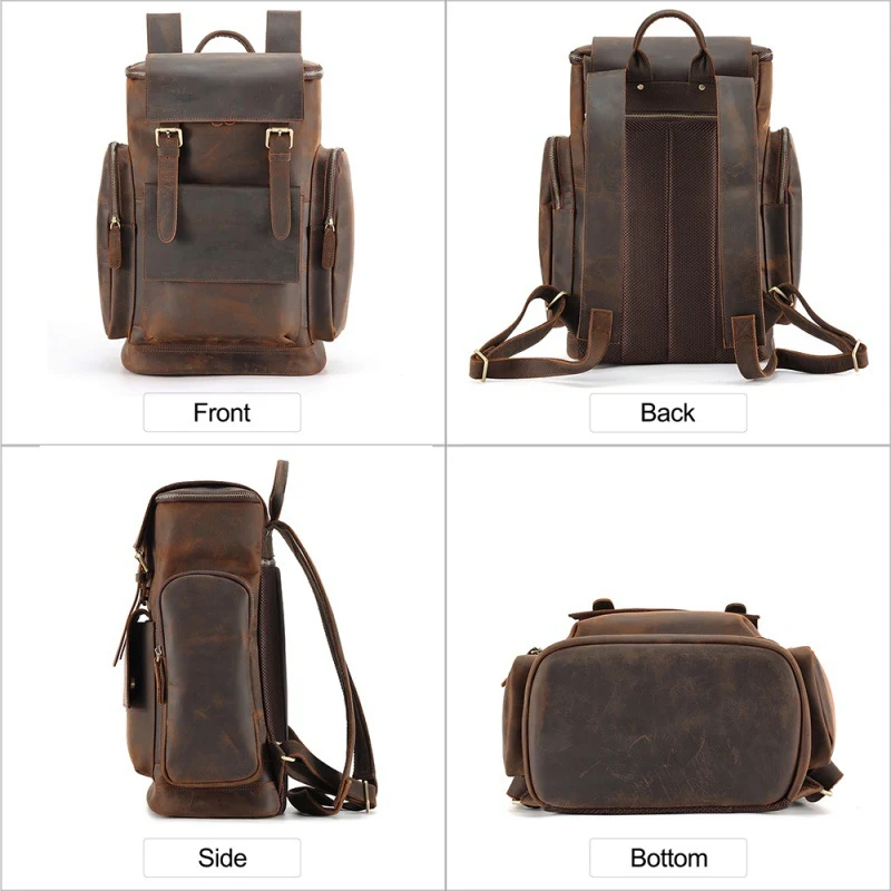 Mochilas Retrô Masculinas para Viagens de Grande Capacidade. Leve tudo com estilo e aproveite suas viagens com espaço e conforto. — foto 2