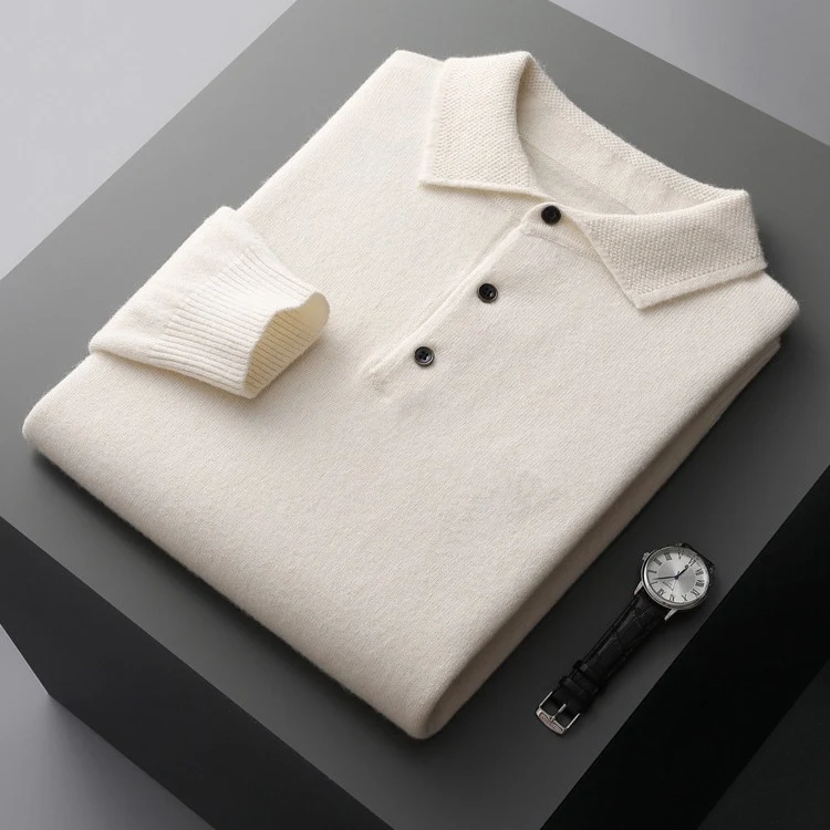 Title 3, Mens Business Casual Long Sleeve Pullover Cash...