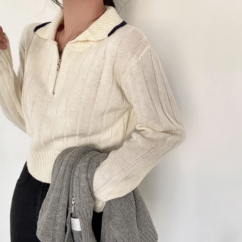 Title 4, Womens Long-sleeved Casual Knitted Top A comfo...