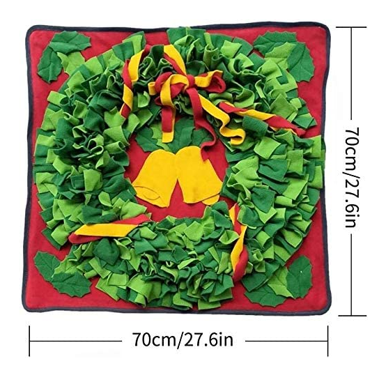 Title 5, Christmas Pet Sniffing Mat Engage your dogs se...