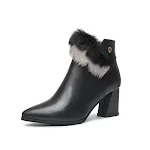 Women's Winter Boots Size 35-40 Leather Martin Botas, providing warmth and style for cold weather, perfect for winter fa — photo 1