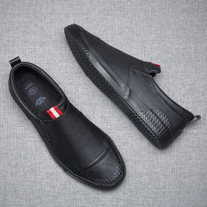 Spring Tide schoenen met één pedaal van leer. Comfort en stijl voor de lente, perfect voor dagelijks gebruik, makkelijk en elegant. — foto 4