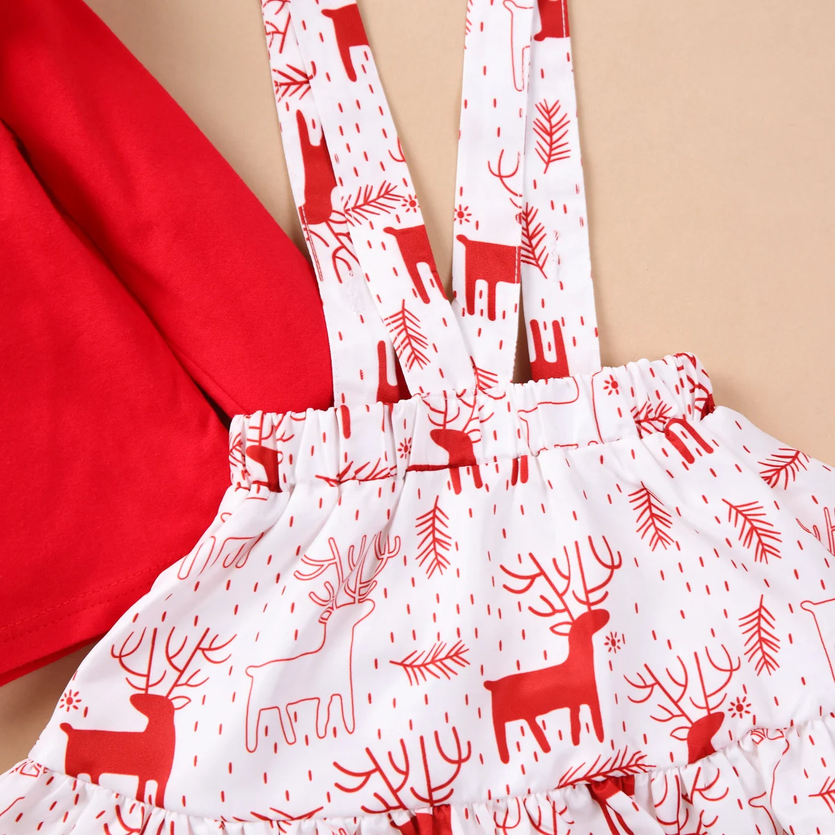 Title 9, Vestito salopette Elk Flying Sleeve Romper con ...