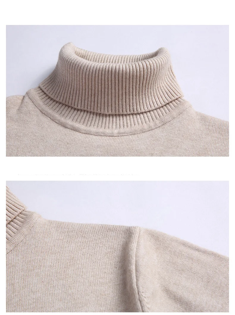 Title 16, Fashion Slim High Neck Mens Sweater Bottoming ...
