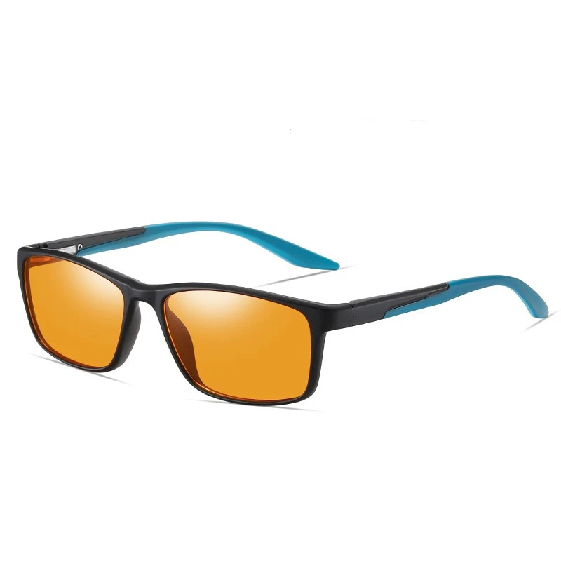 Title 5, Anti Blue Light Mirror Retro Square Frame Myopi...