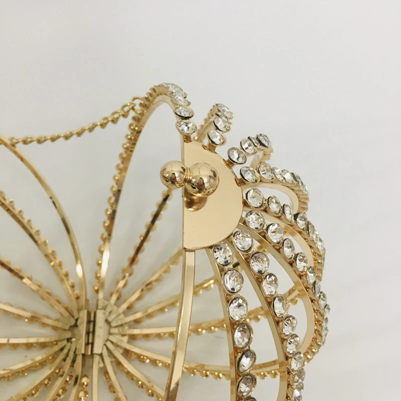Hollow diamond ball bag evening bag – the perfect handbag for dinners and special events. Elegant design, ideal for any — photo 5