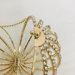 Hollow diamond ball bag evening bag – the perfect handbag for dinners and special events. Elegant design, ideal for any — photo 5