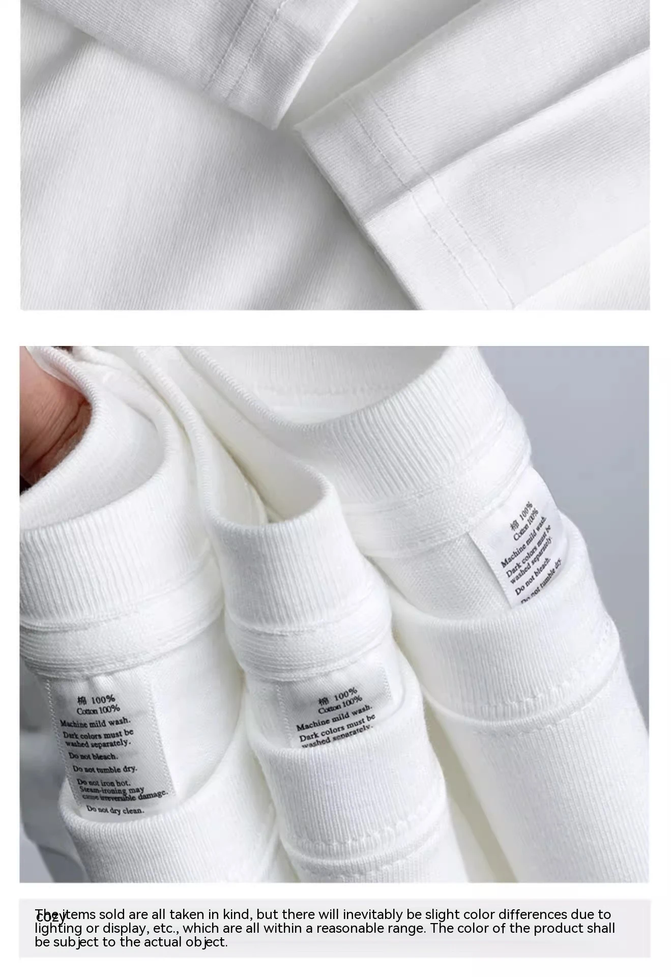 Title 9, All-match cotton long-sleeved T-shirt for men a...