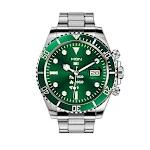 Smart Watch Stainless Steel Green Water Ghost track your health and fitness with this stylish, water-resistant smartwatc — photo 8