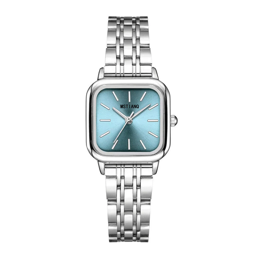 Reloj de cuarzo de cinturón de acero de acero para mujeres de moda All-Match — foto 11